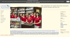Desktop Screenshot of loewen-apotheke-kh.de